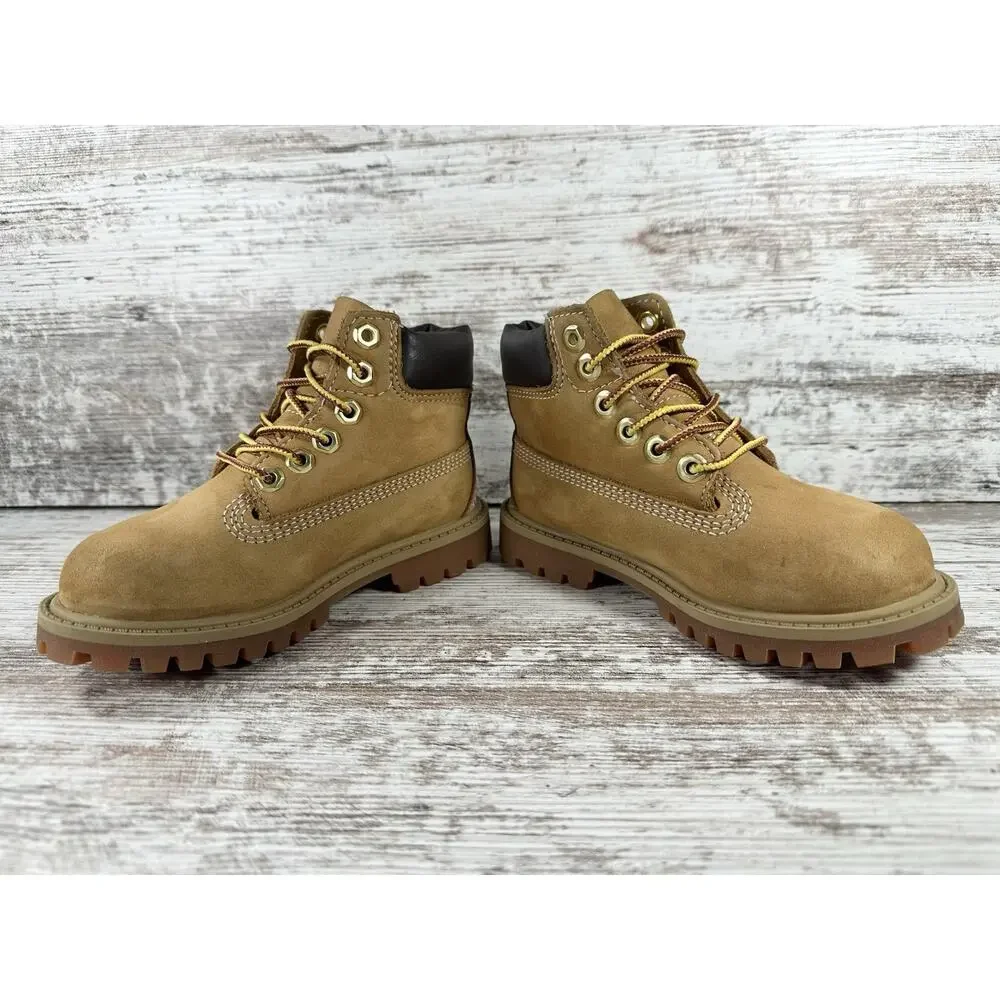 Toddler Timberland Premium Wheat Nubuck Boots Sz 9.5M